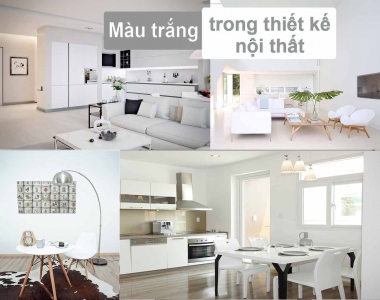 Màu trắng trong thiết kế nội thất – vẻ đẹp của sự hiện đại