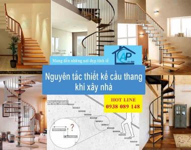 Nguyên tắc thiết kế cầu thang khi xây nhà